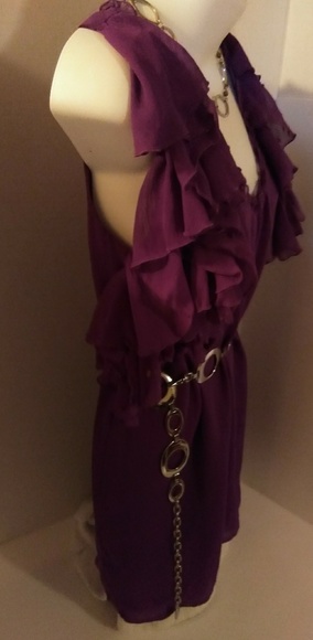 GO International sleeveless ruffle dress - Picture 4 of 6